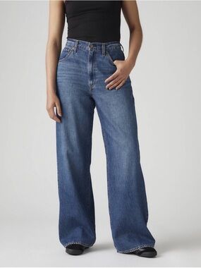 Levis Cinch Baggy Wide Leg High Rise Womens Size 28 Jeans New without Tag
